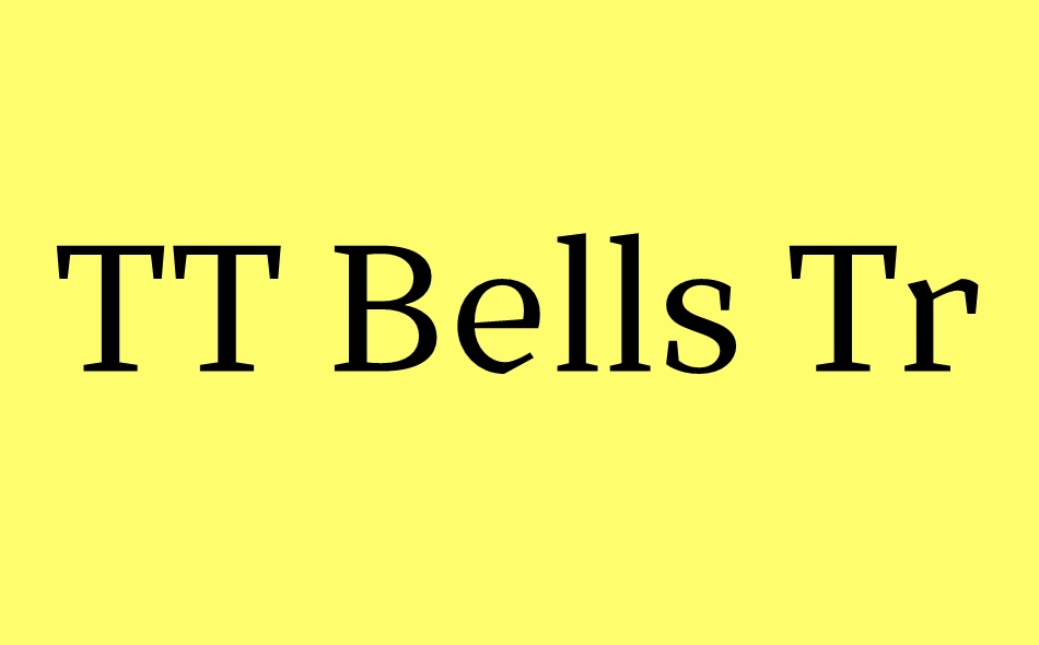 TT Bells font big