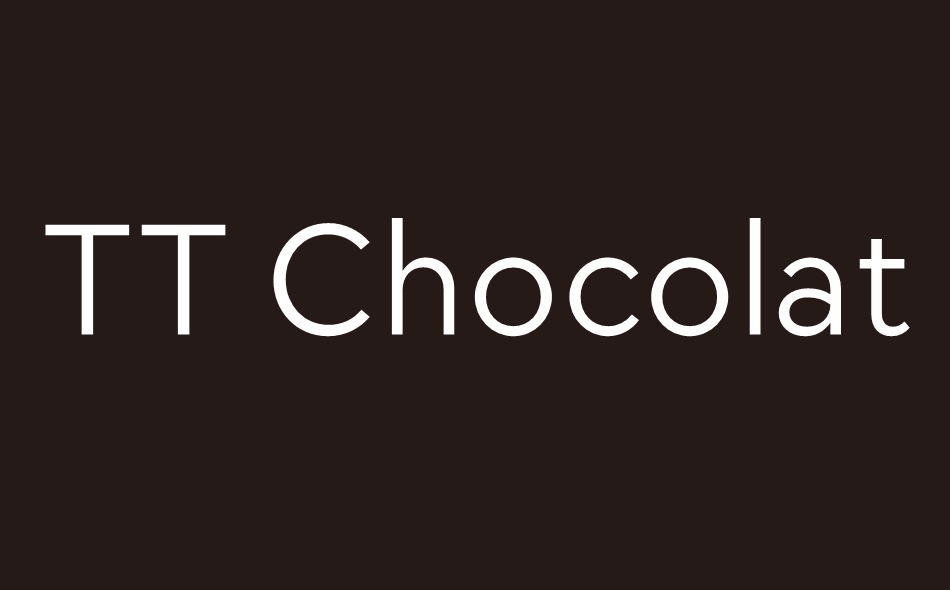 TT Chocolates font big