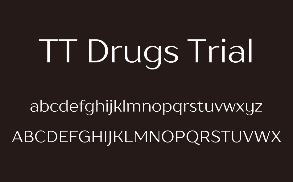 TT Drugs font