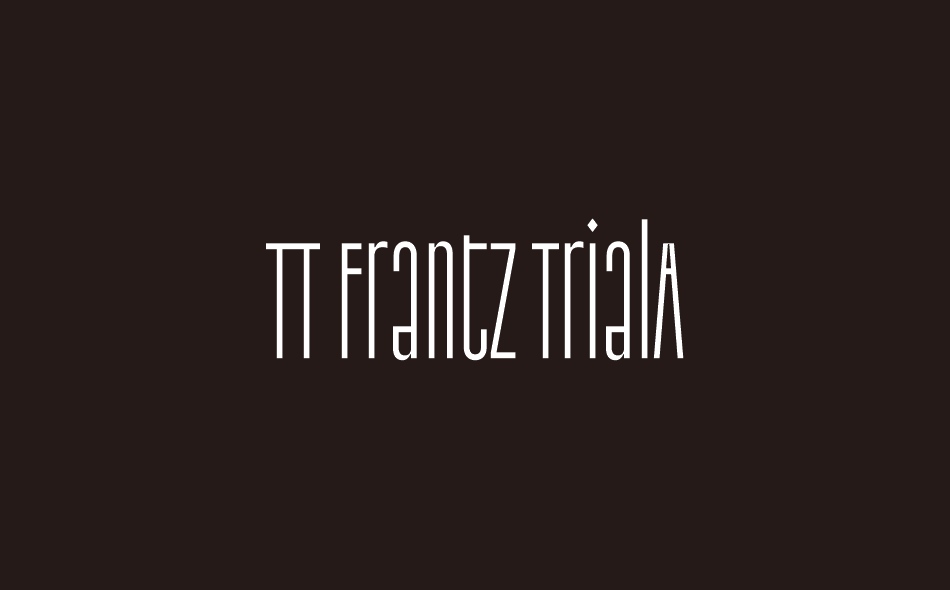 TT Frantz font big