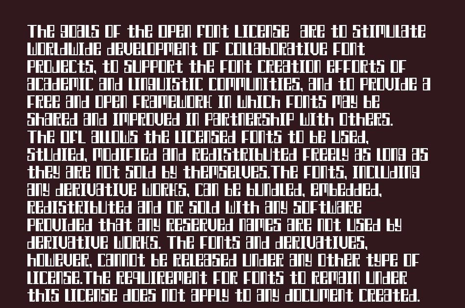 Reclaim font 1