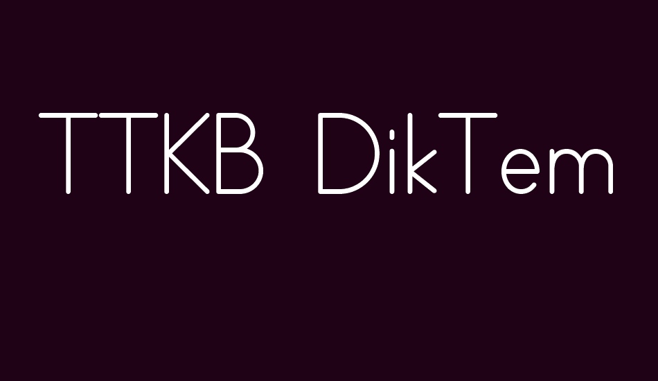 ttkb-diktemel-abece font big