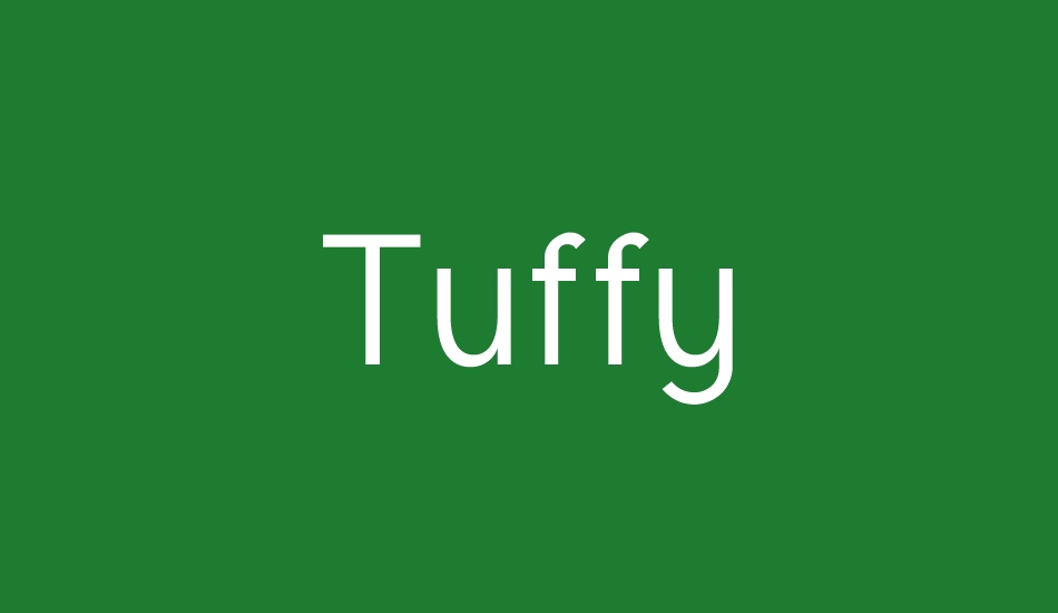 tuffy font big