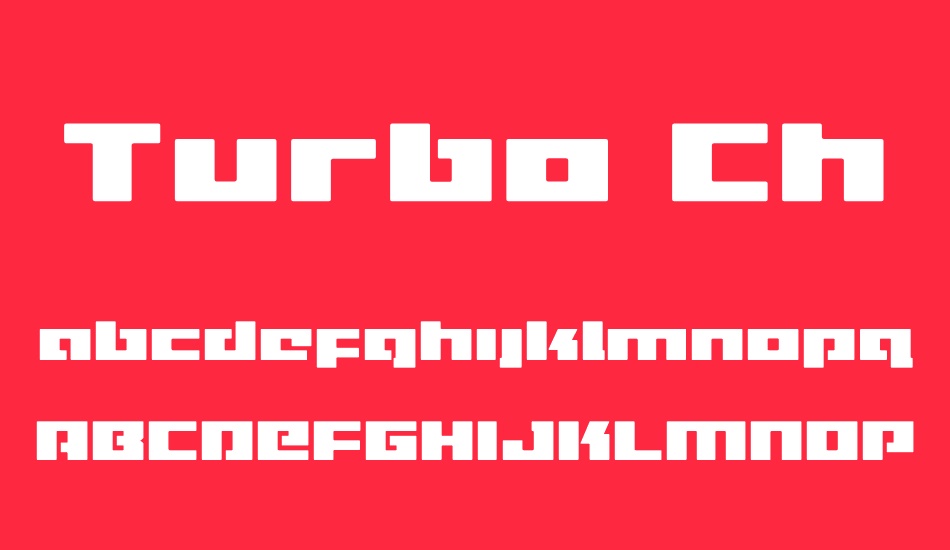 turbo-charge font