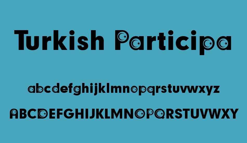 turkish-participants font
