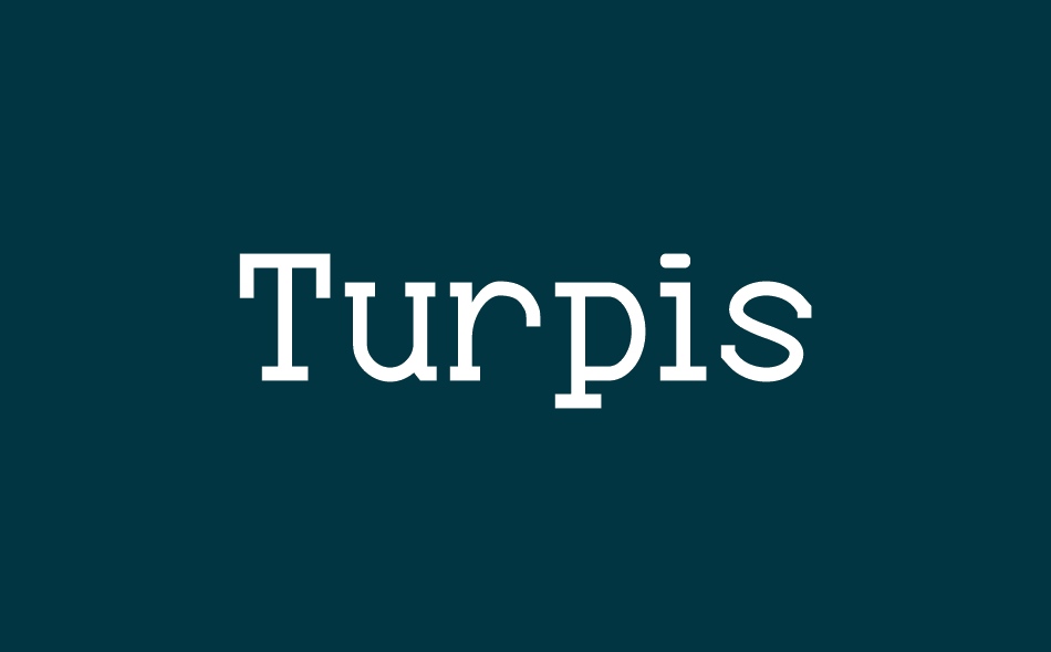 Turpis font big