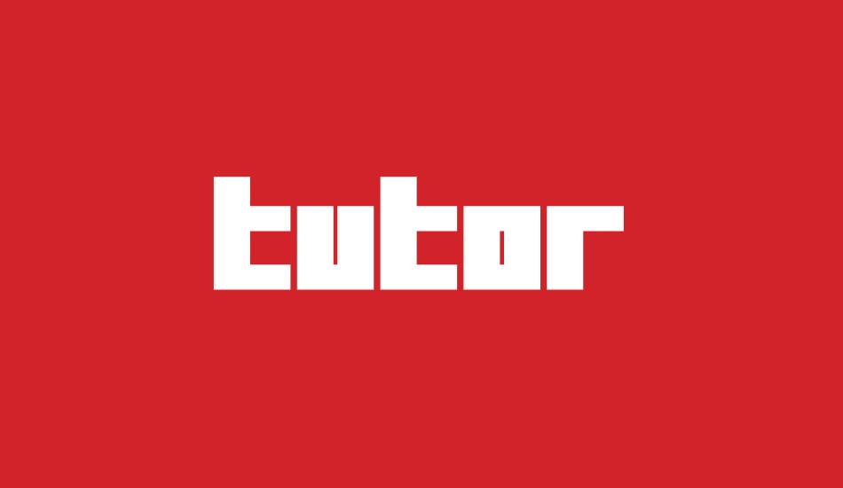 tutor font big