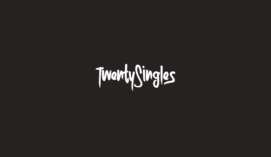 twentysingles font big