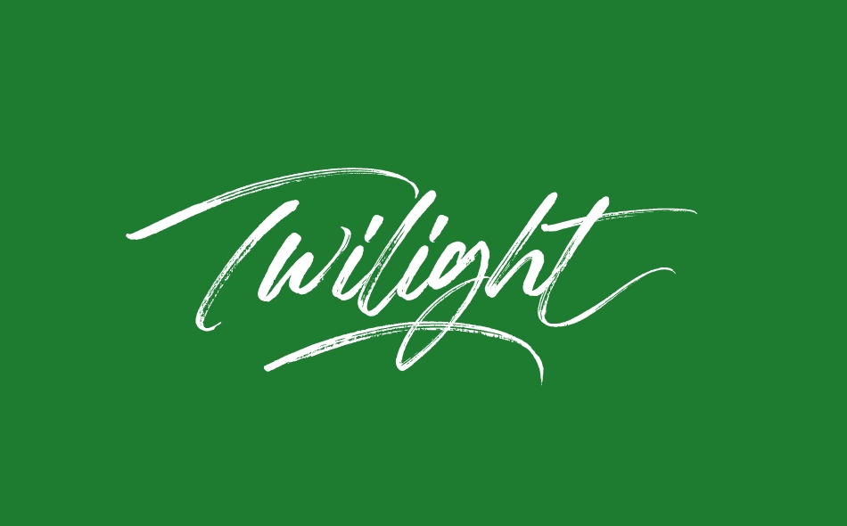 Twilight font big