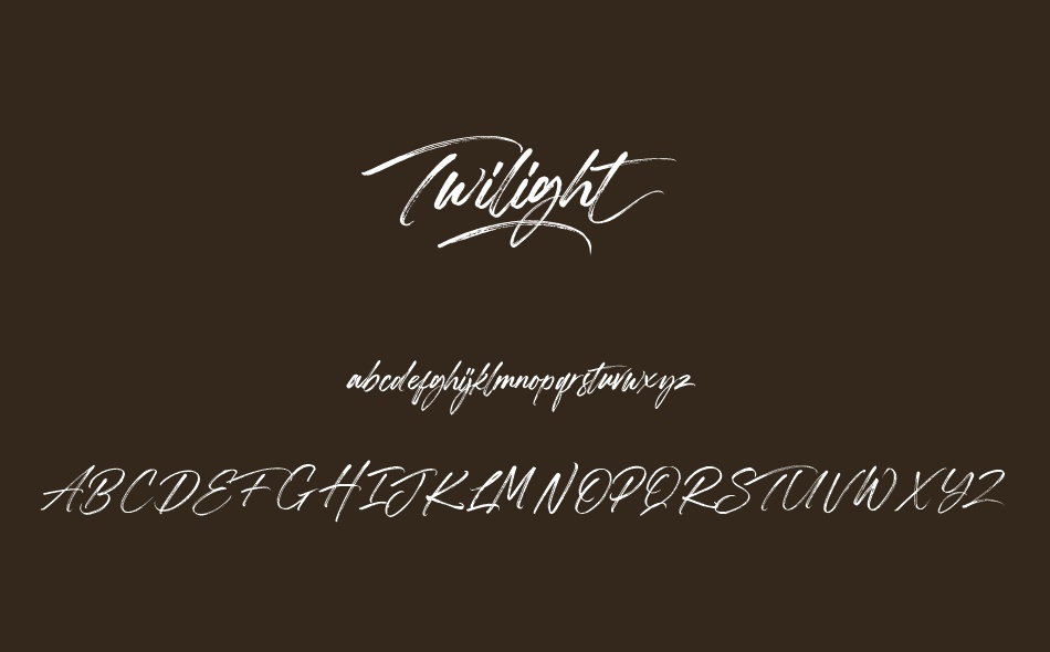 Twilight font
