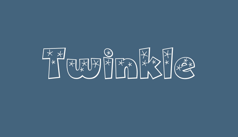 twinkle font big