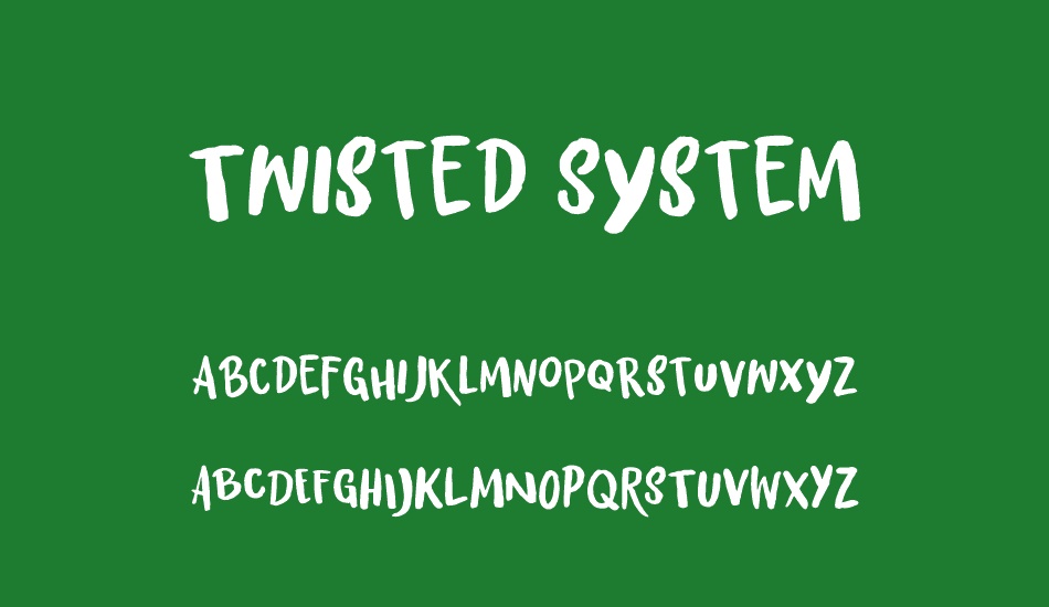 twisted-system-demo font