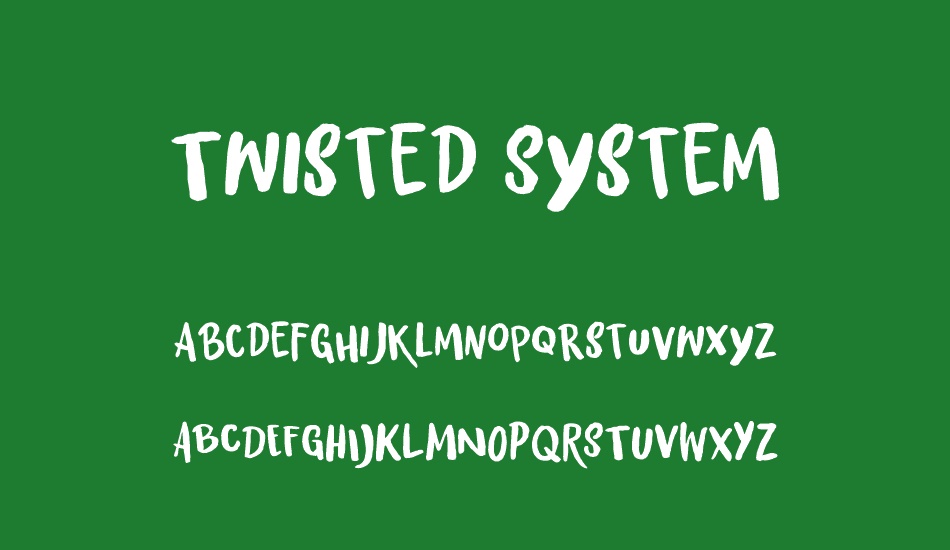twisted-system-demo font