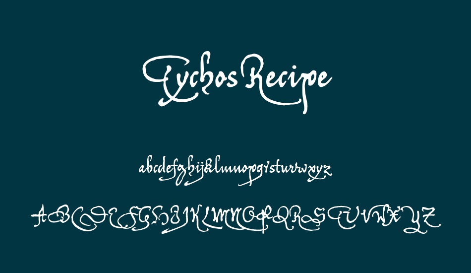 tychosrecipe font