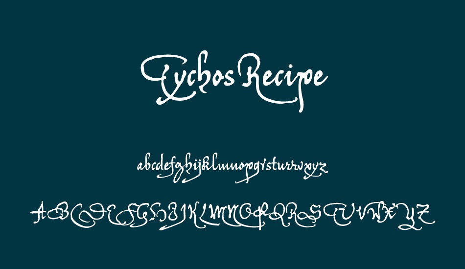 tychosrecipe font