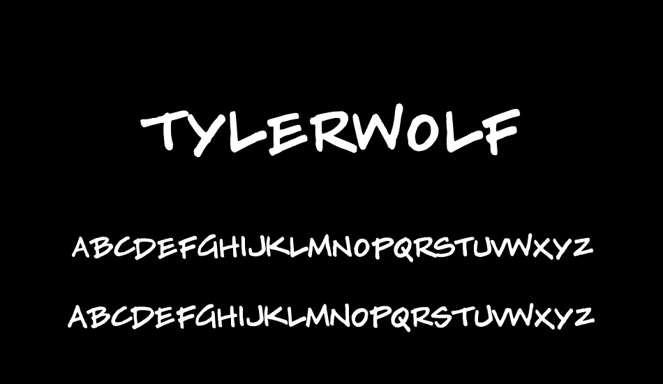 tylerwolf font