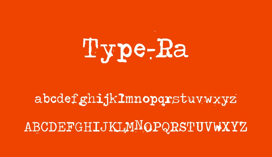 type-ra font