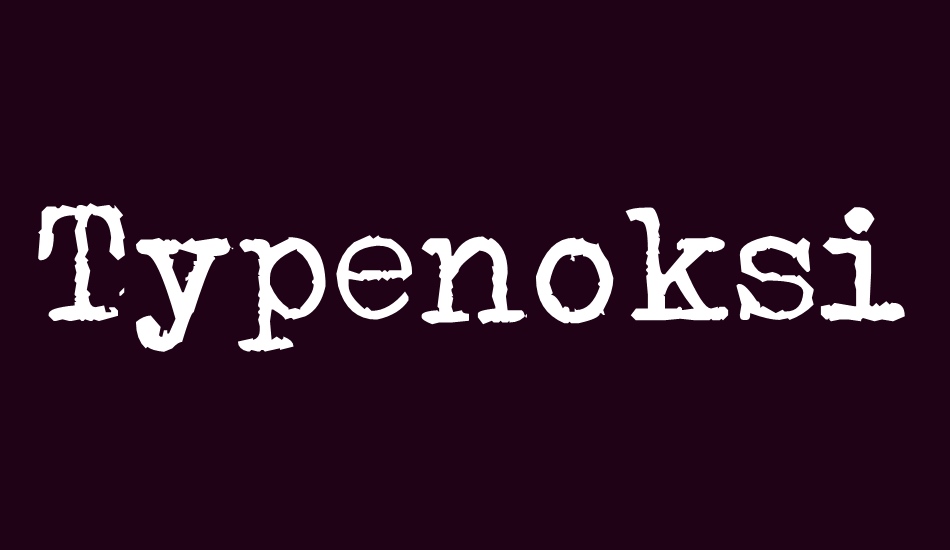 typenoksidi font big