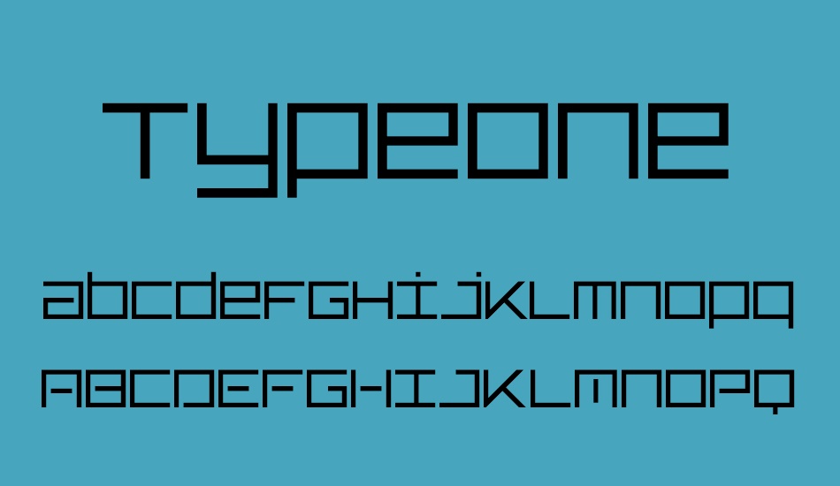 typeone font