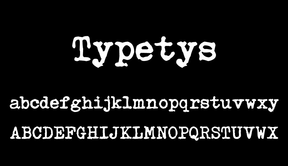 typetys font