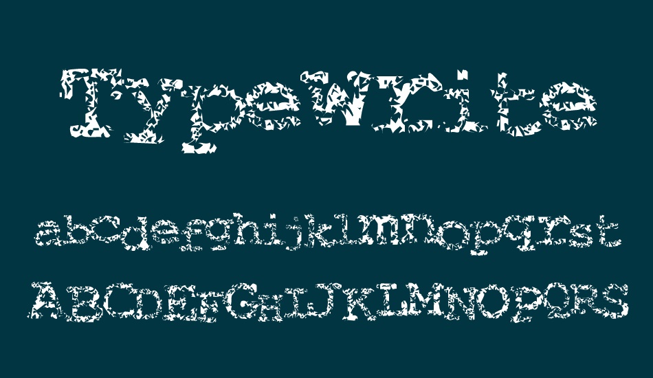 typewriter-from-hell font