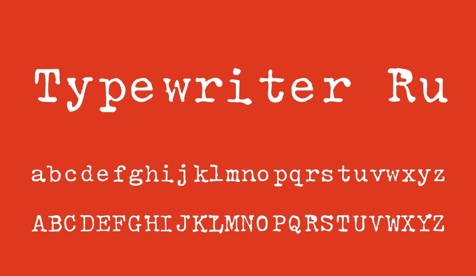 typewriter-rustic-rnh font