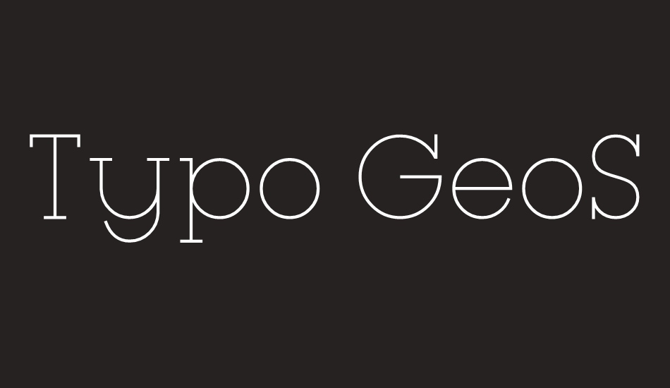 typo-geoslab-thin-demo font big