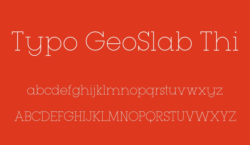 typo-geoslab-thin-demo font