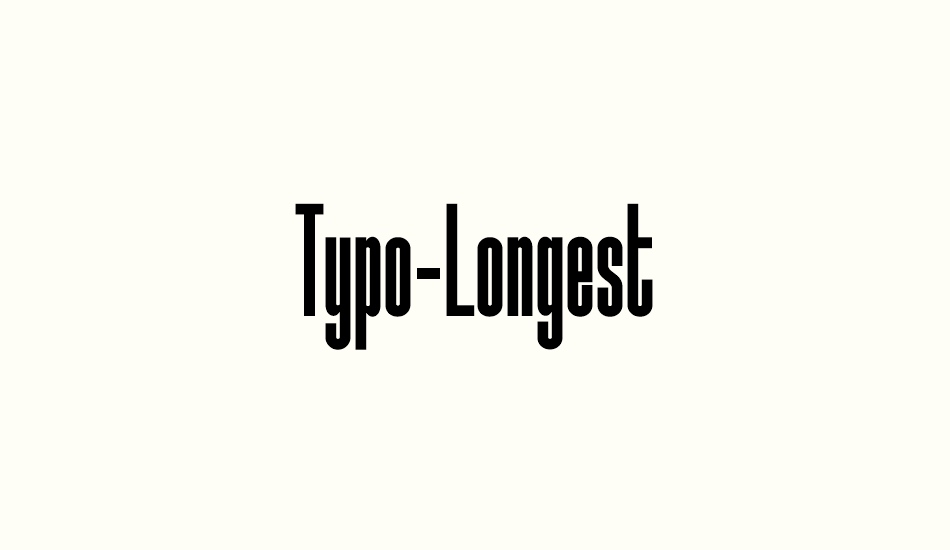 typo-longest-demo font big
