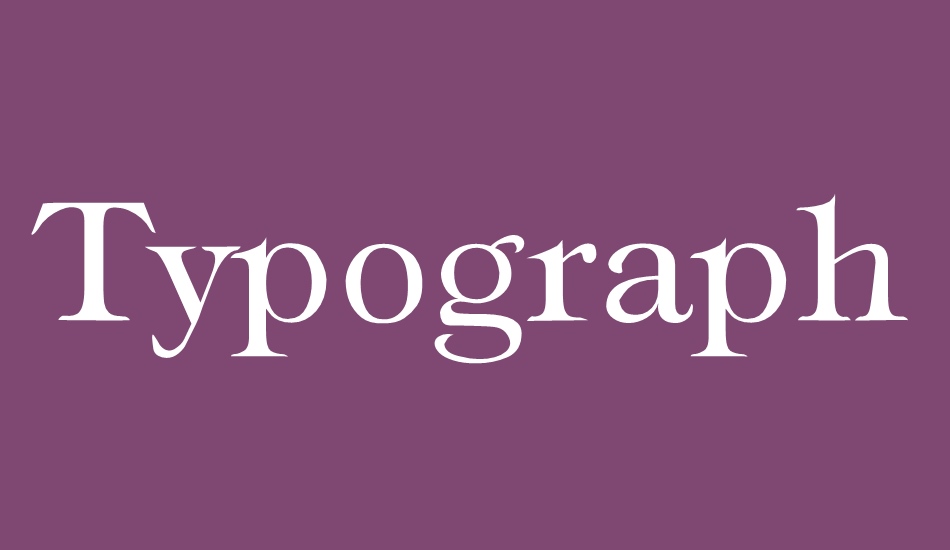 typography-times font big