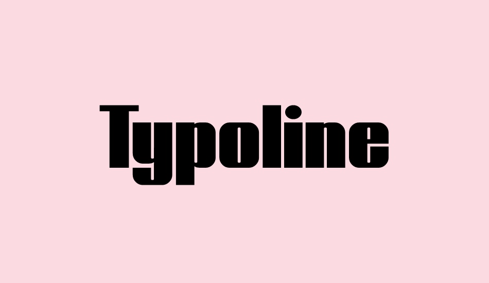 typoline font big