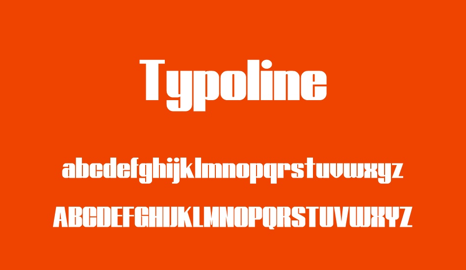 typoline font