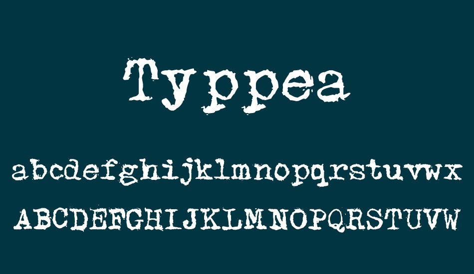 typpea font