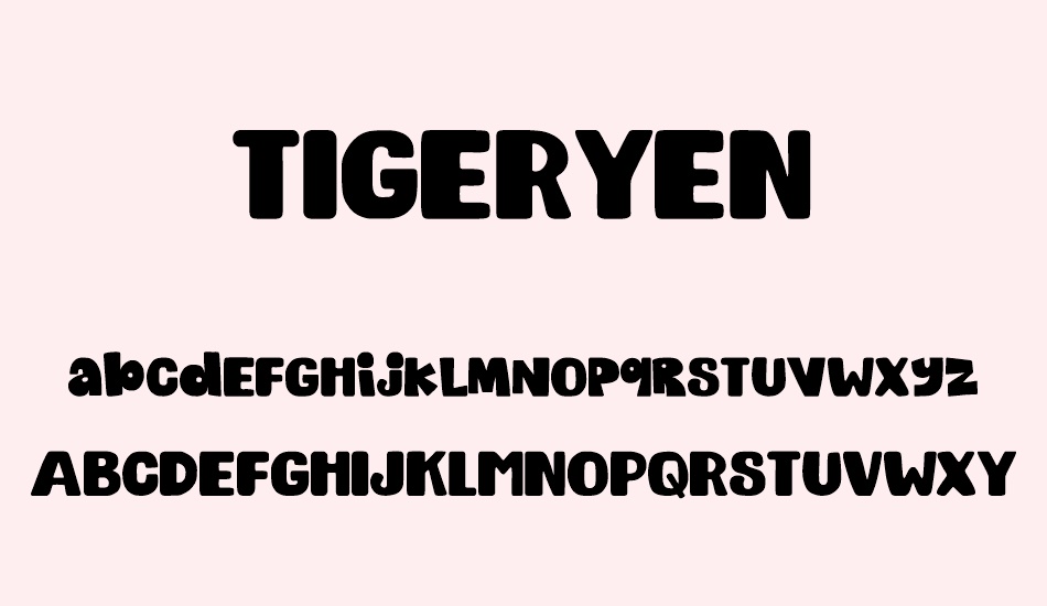 tıgeryen font