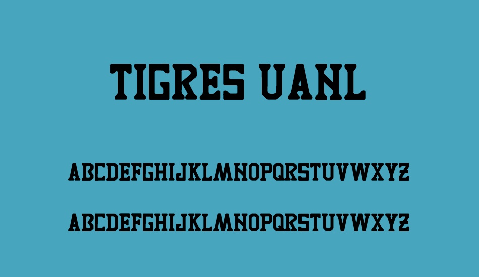 tıgres-uanl font