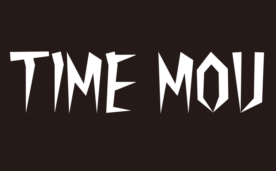 Time Mover font big