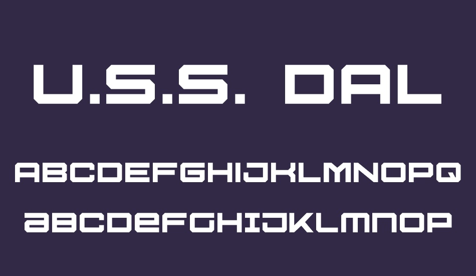 u-s-s--dallas font