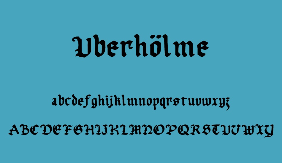 uberhölme font