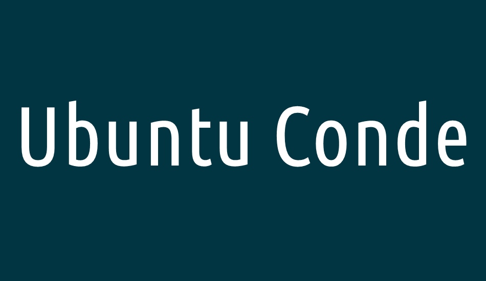 ubuntu-condensed font big