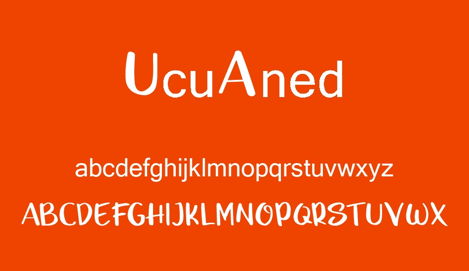 ucuaned font