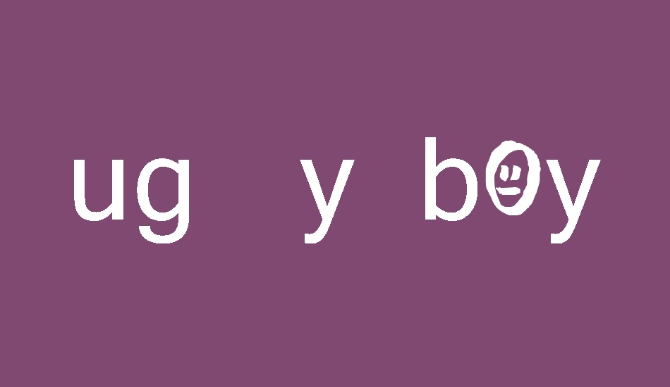 ugly-boy font big