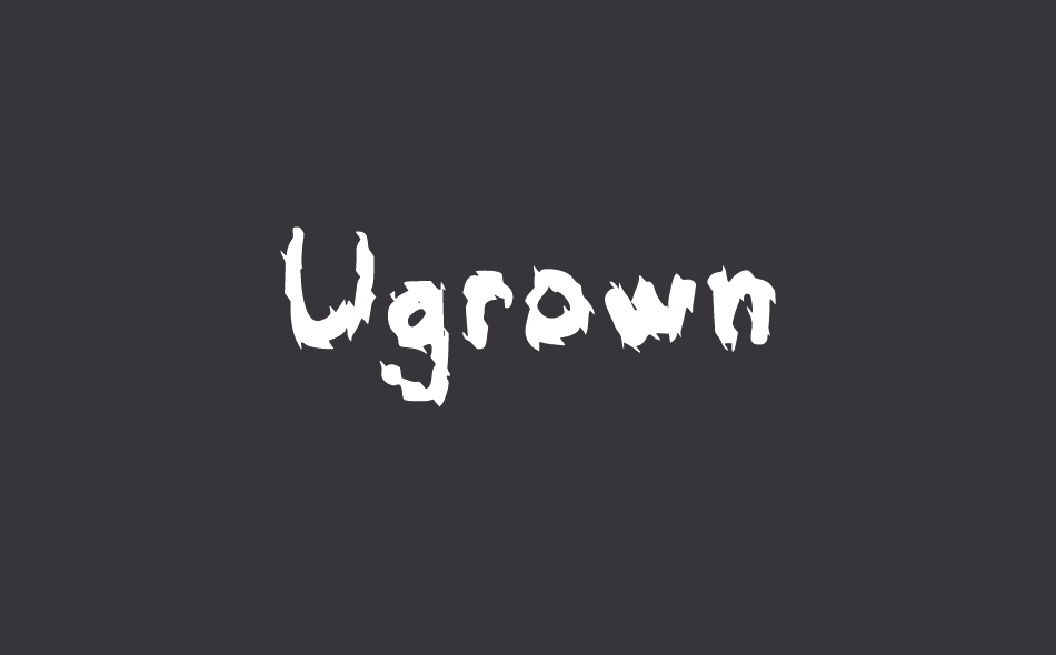 Ugrown font big