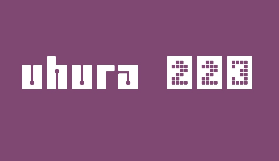 uhura-2239 font big