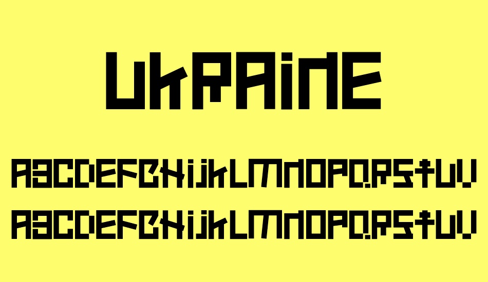 ukraine font