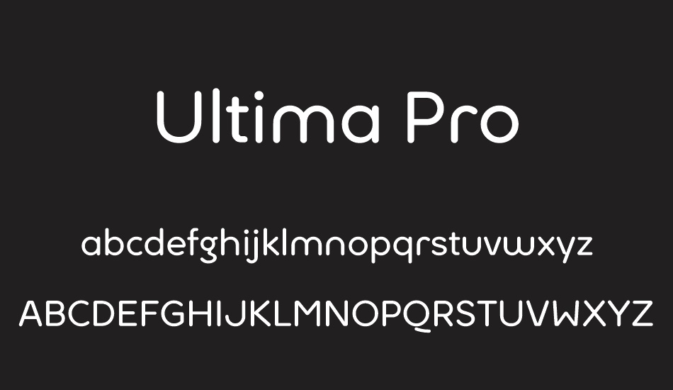 ultima-pro font