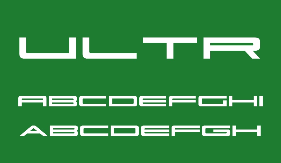 ultra-911 font