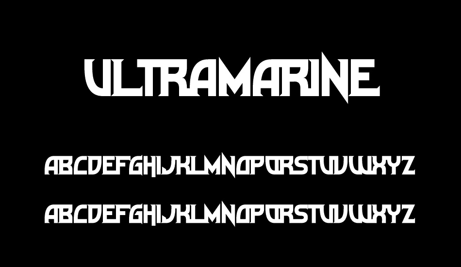 ultramarine font