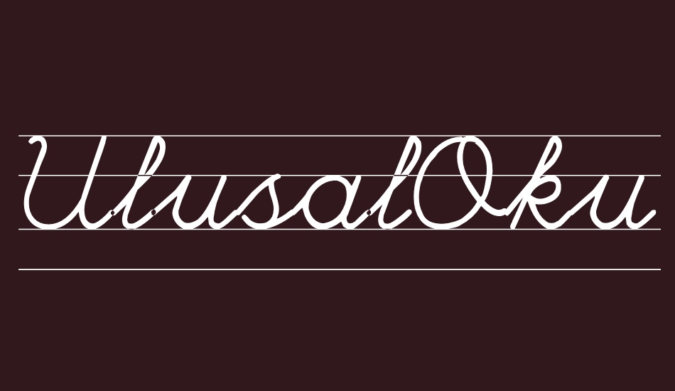 ulusalokul-com-çizgili font big