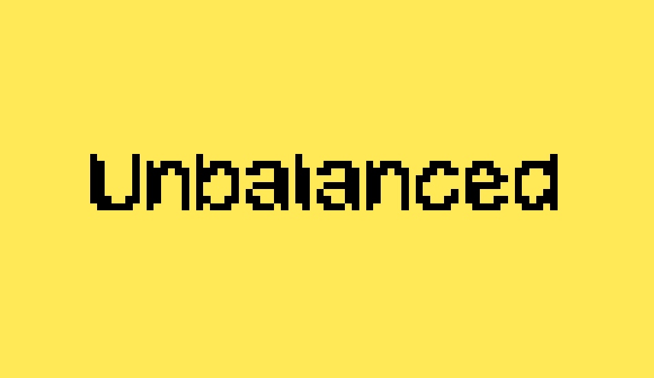 unbalanced font big