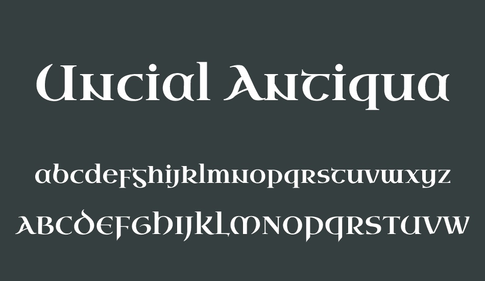 uncial-antiqua font